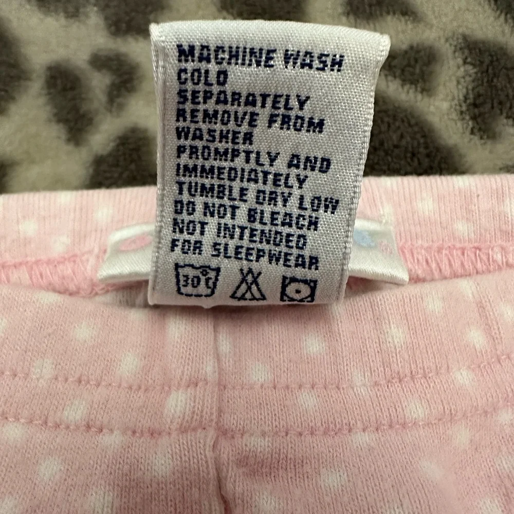 Y2K Gymboree Polka Dot Leggings in Pink Size Infant 6-12 months